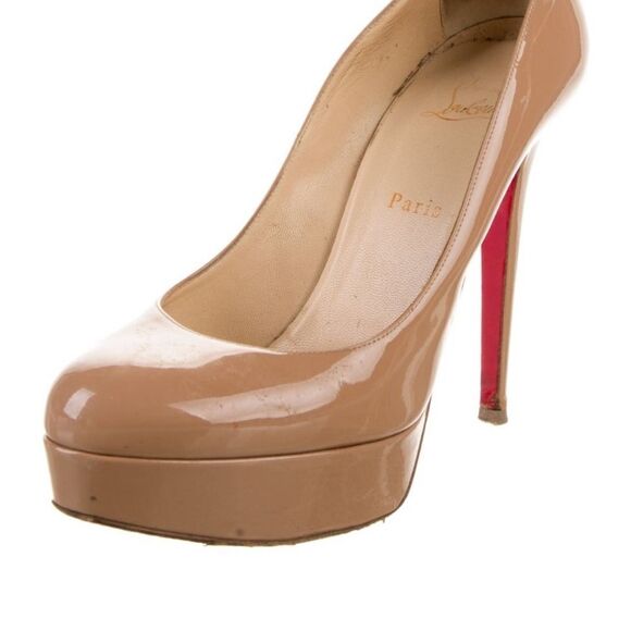 Christian Louboutin Bianca Pumps with Stiletto Heel and Patent Leather size 40.5 - Picture 2 of 5